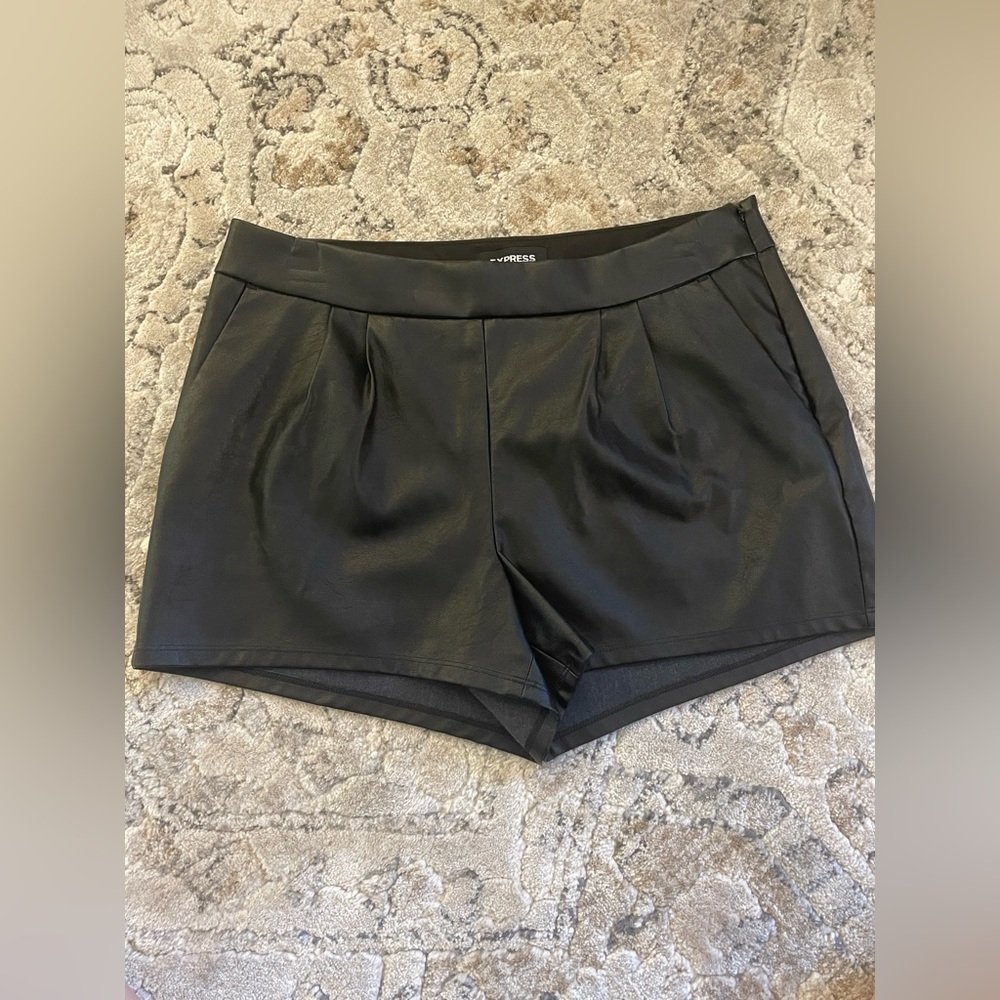 Express Leather Shorts - Sz 8